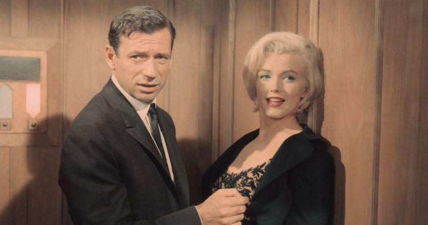 You are currently viewing Marilyn Monroe pregnant with Yves Montand: this disturbing round belly