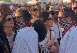 Read more about the article Kendall Jenner and Bad Bunny caught in the flag