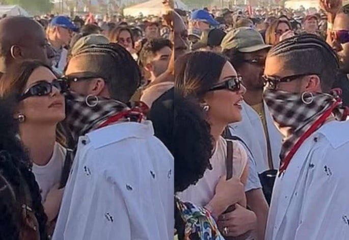 Read more about the article Kendall Jenner and Bad Bunny caught in the flag