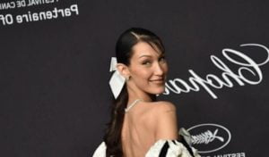 Read more about the article Cannes Film Festival: Bella Hadid surprises in a dress… of a French cancan dancer!